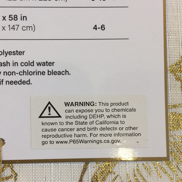 Metallic Pumpkin Harvest Fall Rectangular Tablecloth 60” X 84” sparkle gold NWT - Picture 11 of 16